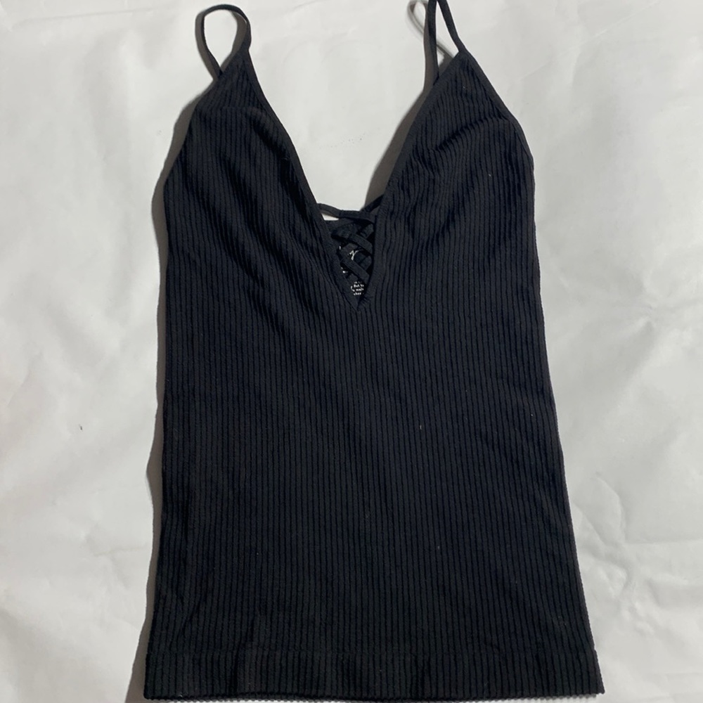Black free people Criss Cross front top size XS/S